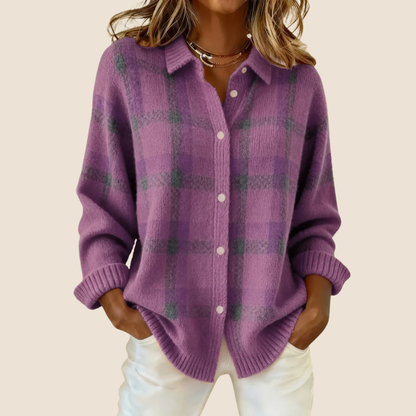 Vivienne™ | Retro Check Sweater