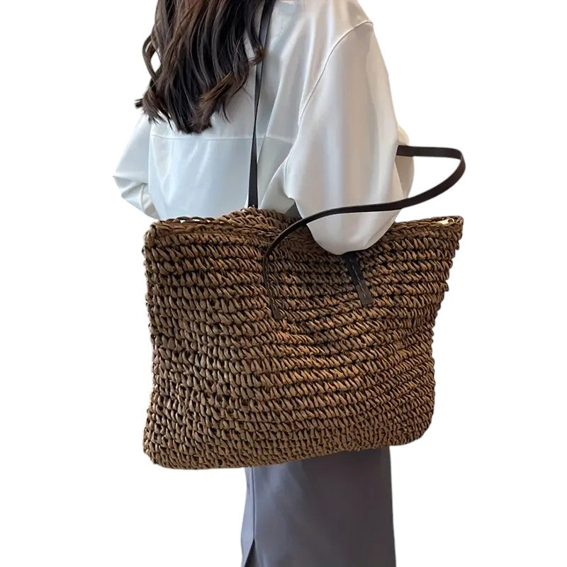 Marisol™ | Summer Woven Carryall Tote