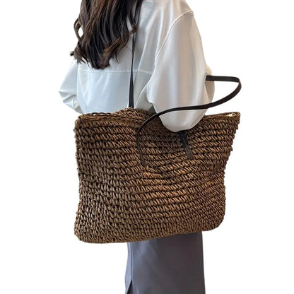 Marisol™ | Summer Woven Carryall Tote