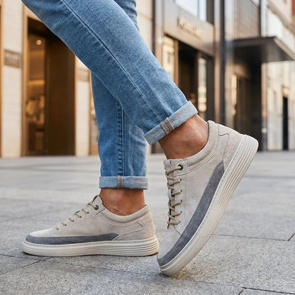 Enzo | Cushioned Suede Casual Sneakers