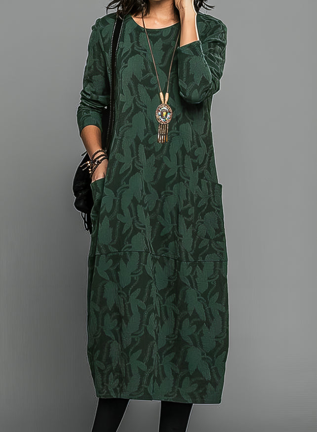 Dina | Knit Midi Dress with Belt