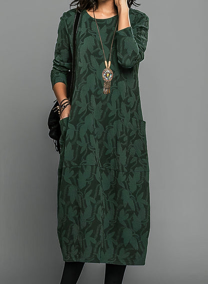 Dina | Knit Midi Dress with Belt