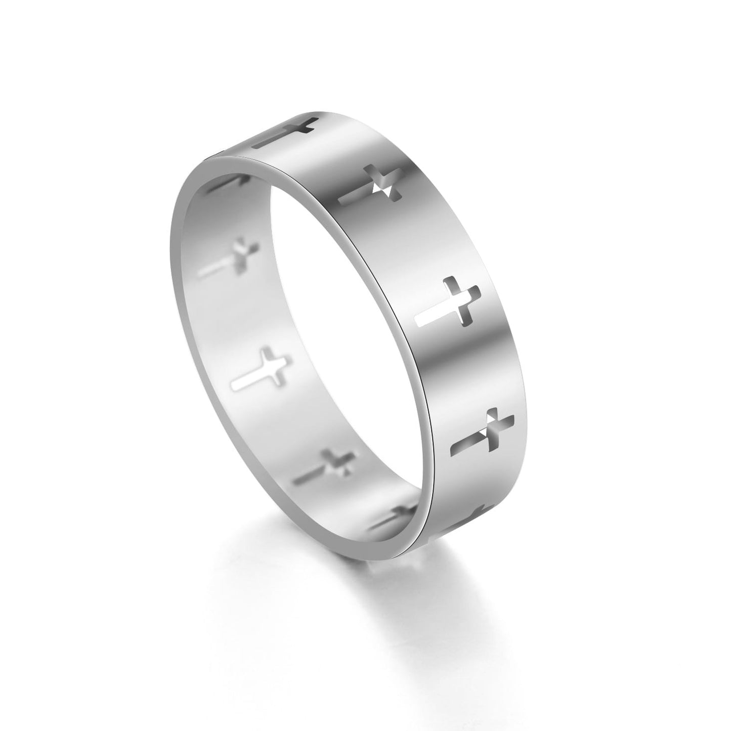 The Devotion Ring — Cross Cutout Design
