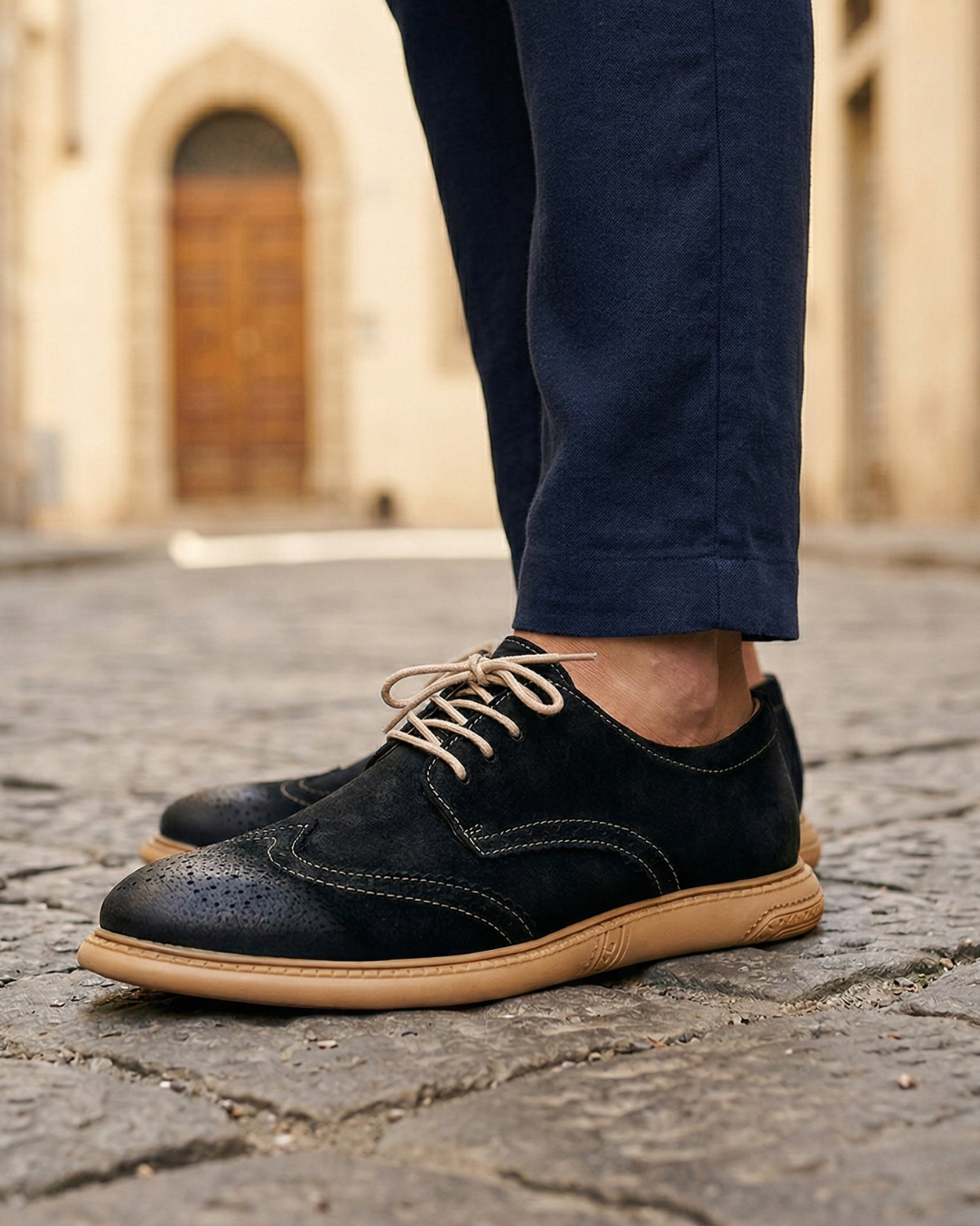 Henry - Suede Derby