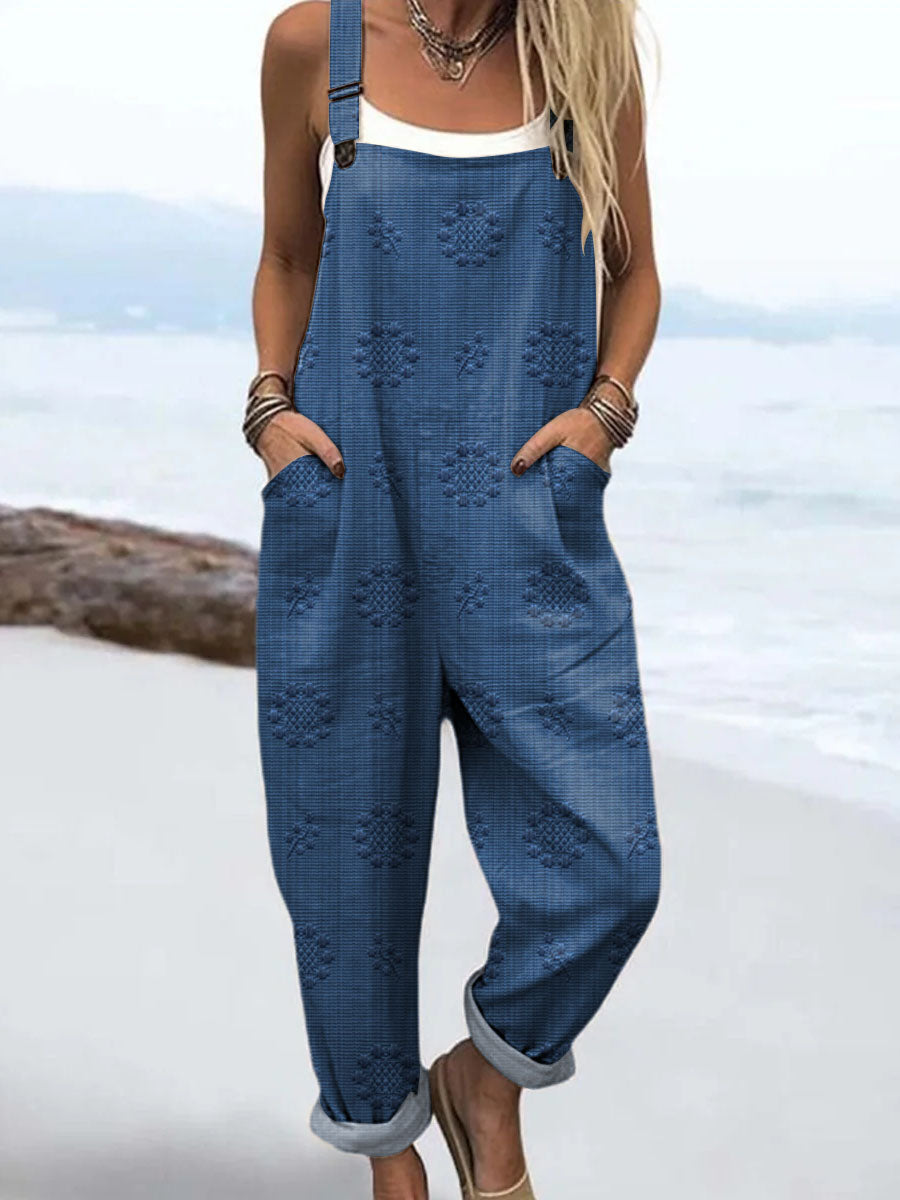 Freja | Relaxed Print Jumpsuit
