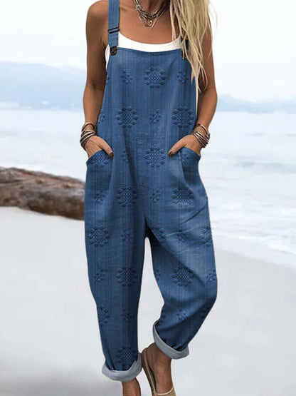 Freja | Relaxed Print Jumpsuit