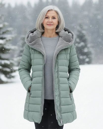 Olivia™ | Quilted A-Line Winter Coat