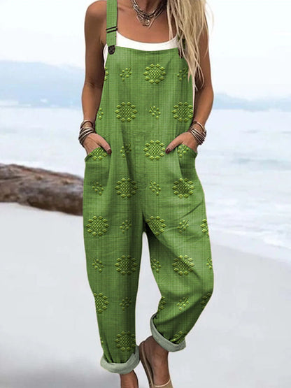 Freja | Relaxed Print Jumpsuit