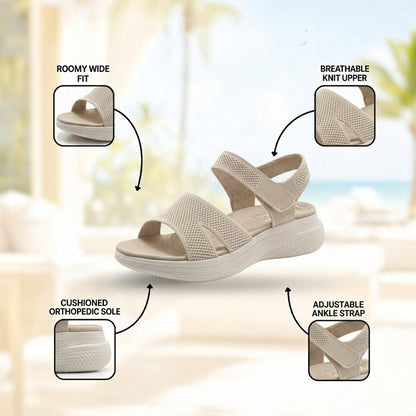 Ambyla Wide & Stretch Walking Sandals