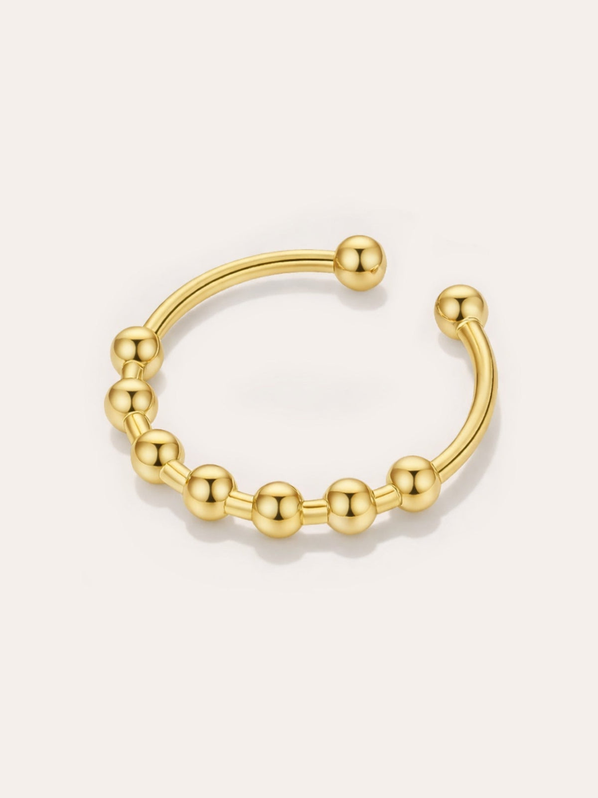 Calm – Ring with Rotating Beads