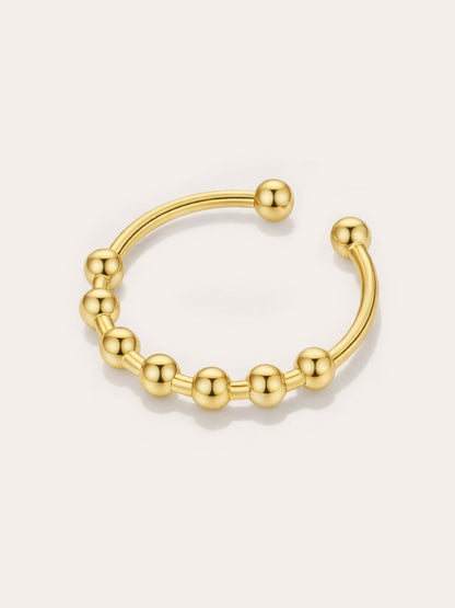 Calm – Ring with Rotating Beads