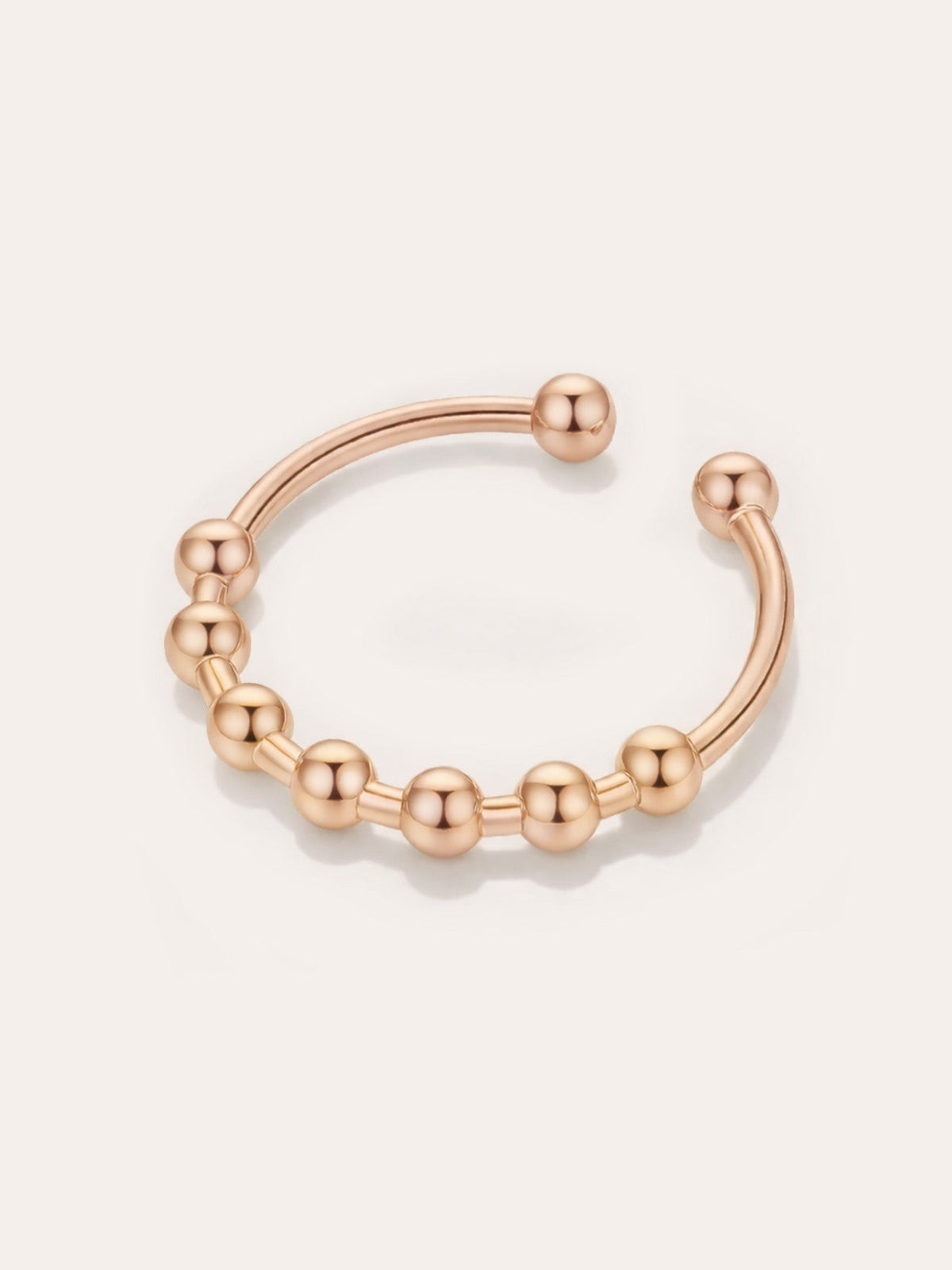 Calm – Ring with Rotating Beads