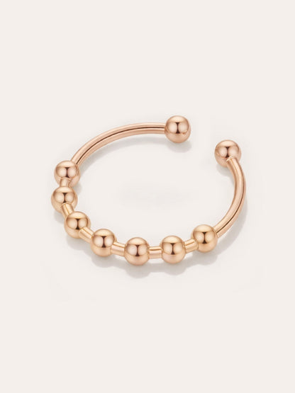 Calm – Ring with Rotating Beads