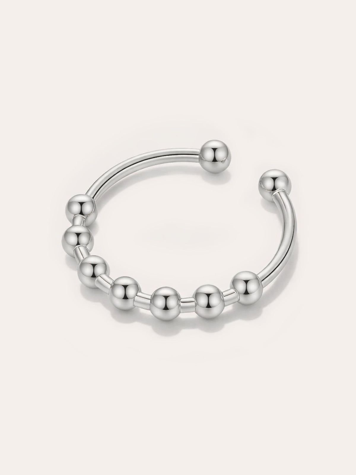 Calm – Ring with Rotating Beads