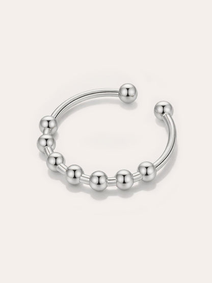 Calm – Ring with Rotating Beads