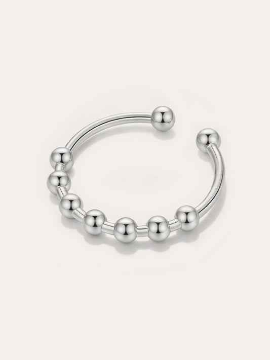 Calm – Ring with Rotating Beads