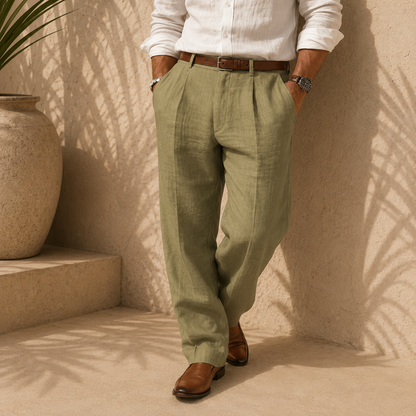 Corsaro | Tailored Linen Trousers for Summer Refinement