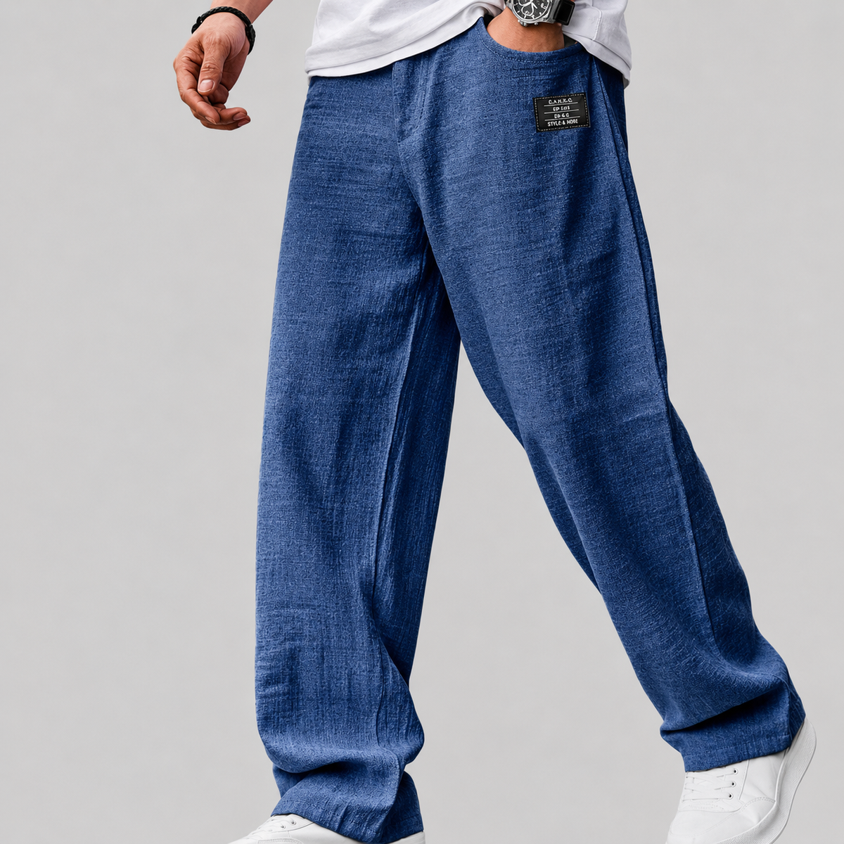 Marco | Lightweight Premium Casual Linen Trousers