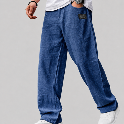 Marco | Lightweight Premium Casual Linen Trousers