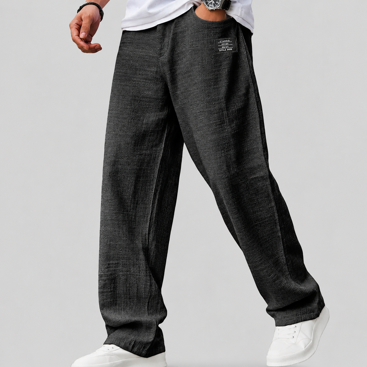 Marco | Lightweight Premium Casual Linen Trousers
