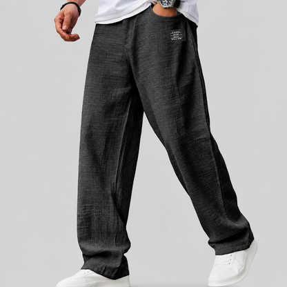 Marco | Lightweight Premium Casual Linen Trousers