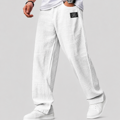 Marco | Lightweight Premium Casual Linen Trousers