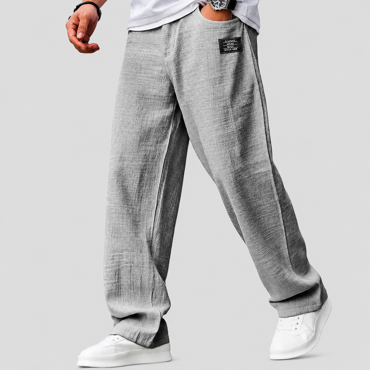 Marco | Lightweight Premium Casual Linen Trousers