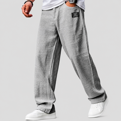 Marco | Lightweight Premium Casual Linen Trousers