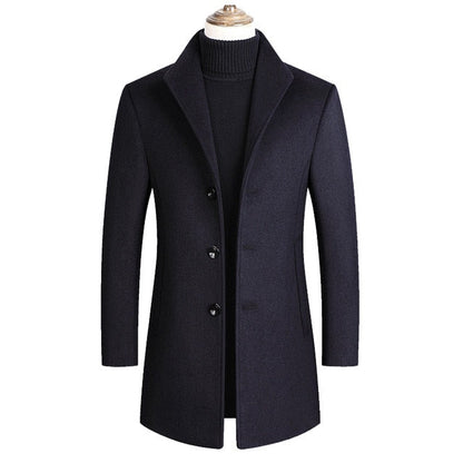 Marc™ | Long Wool-Blend Overcoat