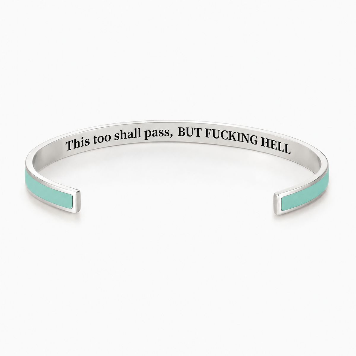 This Too Shall Pass Color Cuff Bracelet