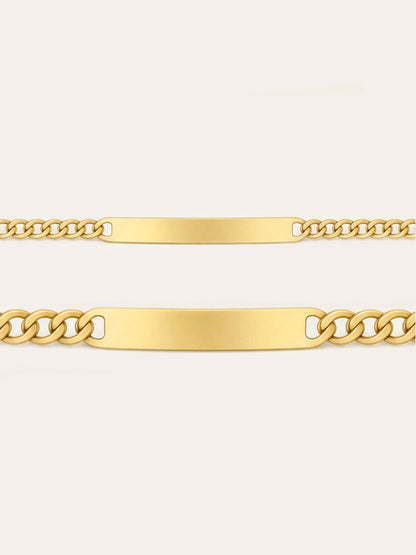 Chain – ID Partner Cuban Bracelet with Engraving