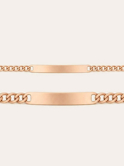 Chain – ID Partner Cuban Bracelet with Engraving