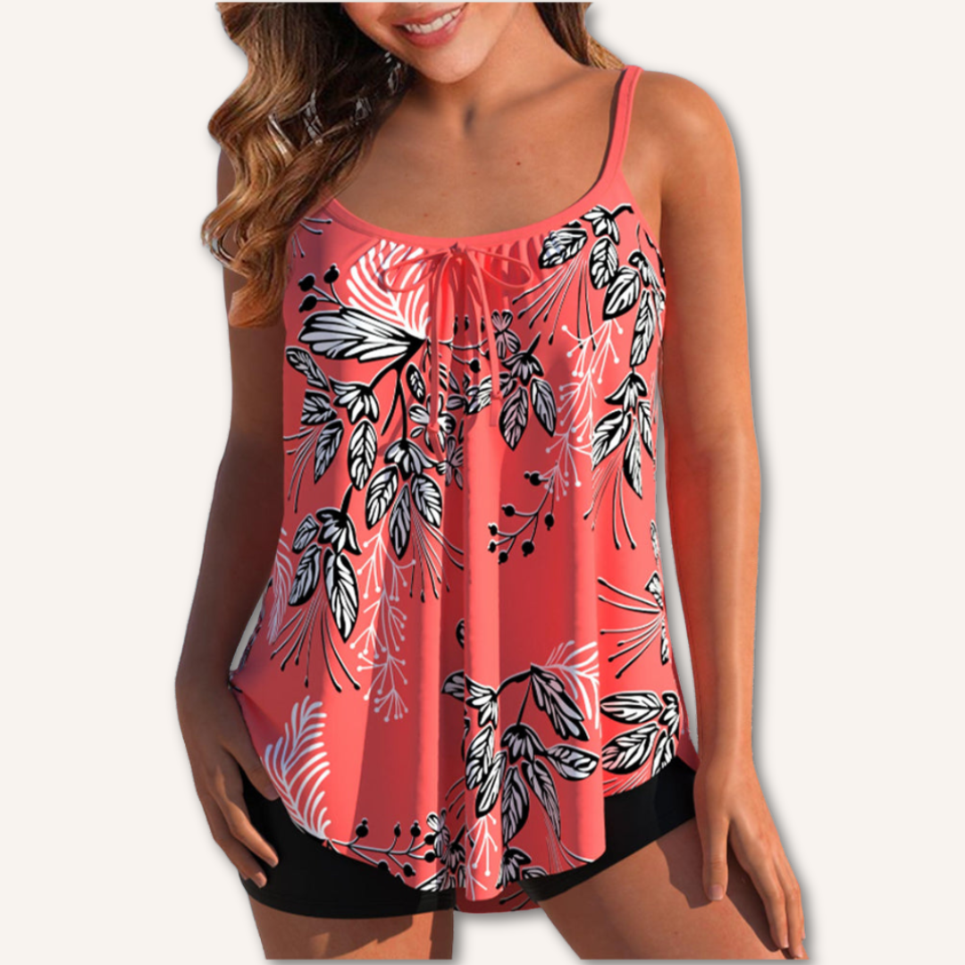 Paula | Printed Tankini - Aurora Classics
