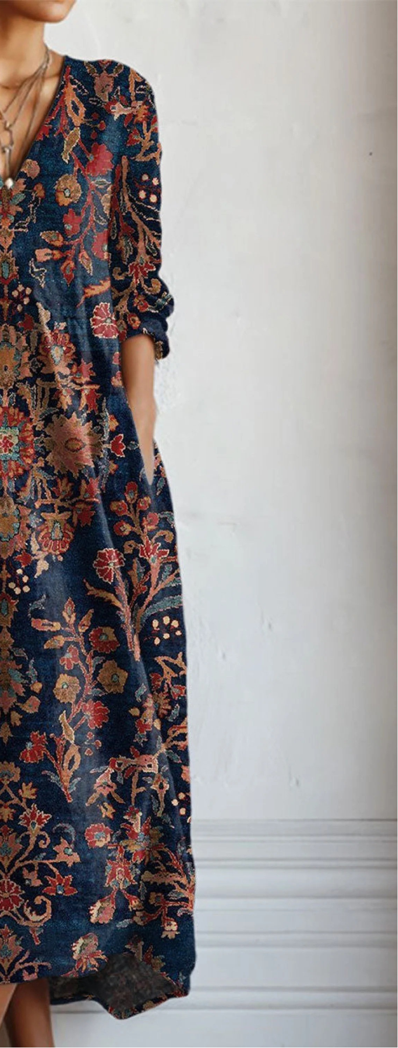 Alessia™ | Relaxed Linen-Look Pocket Dress