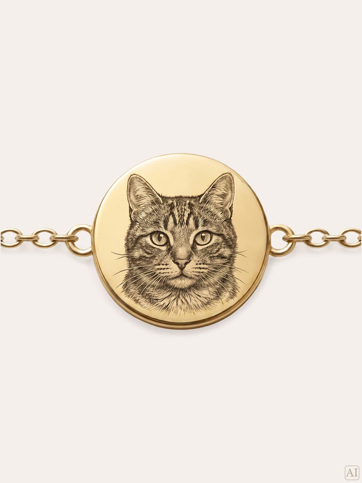 Forever Paws – Pet Portrait Bracelet with Photo Engraving