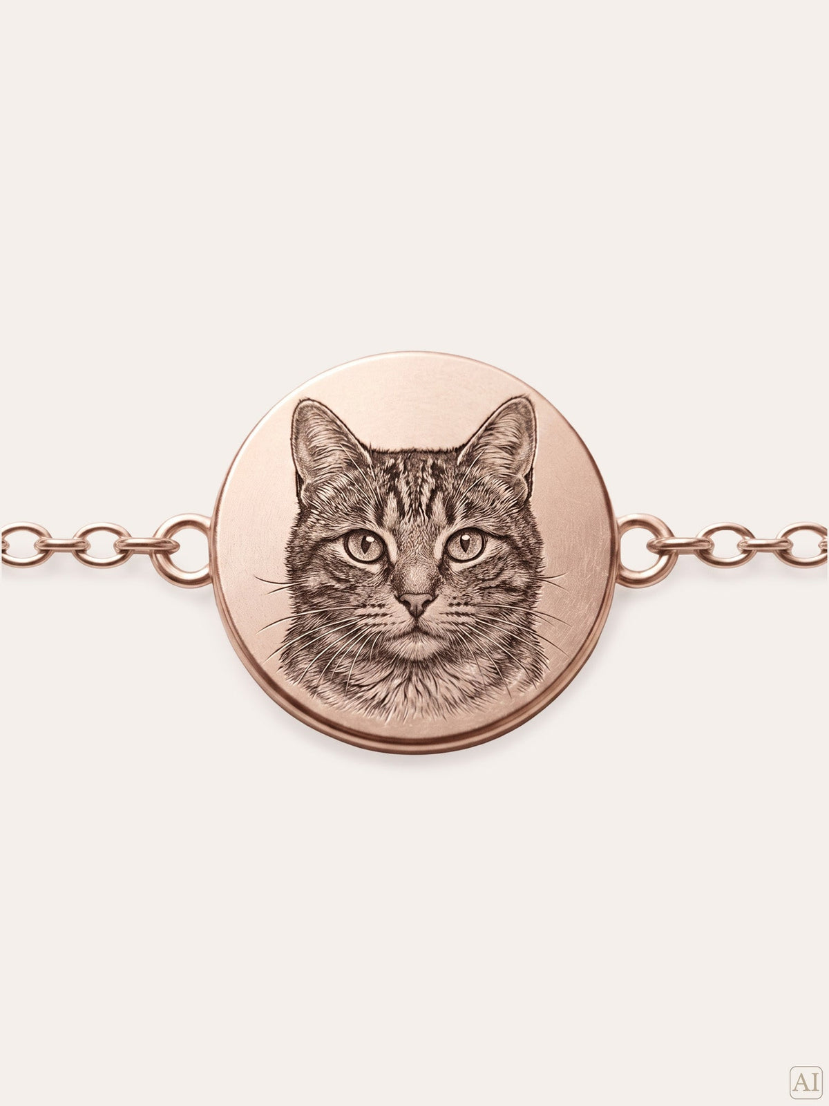 Forever Paws – Pet Portrait Bracelet with Photo Engraving