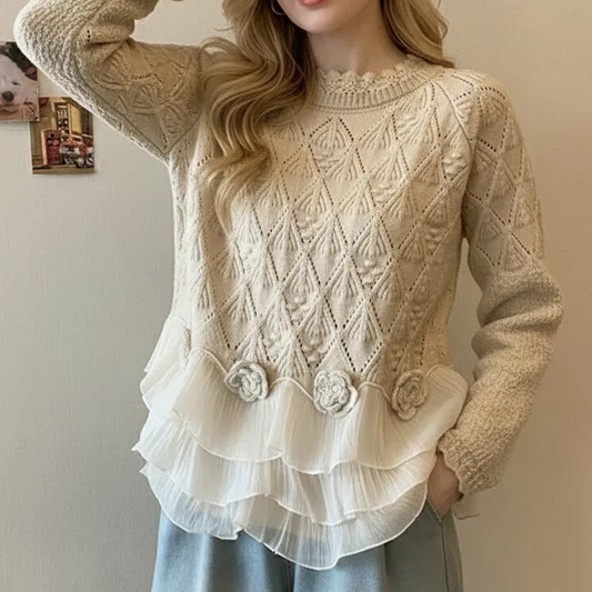 Natalie™ | Ruffle Knit Cardigan