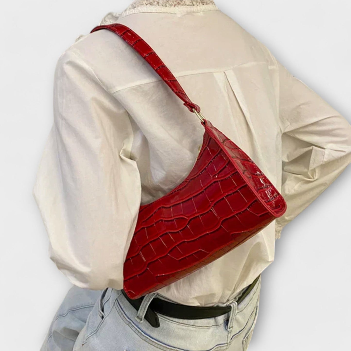 Solene™ | Glossy Leather Everyday Bag