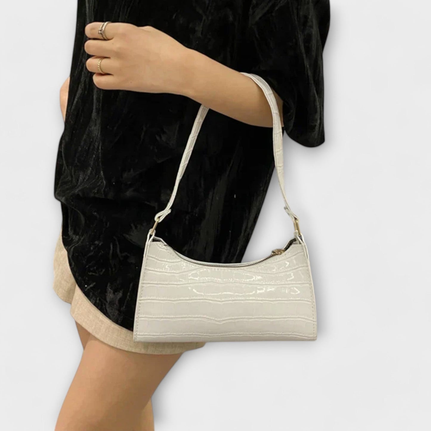 Solene™ | Glossy Leather Everyday Bag