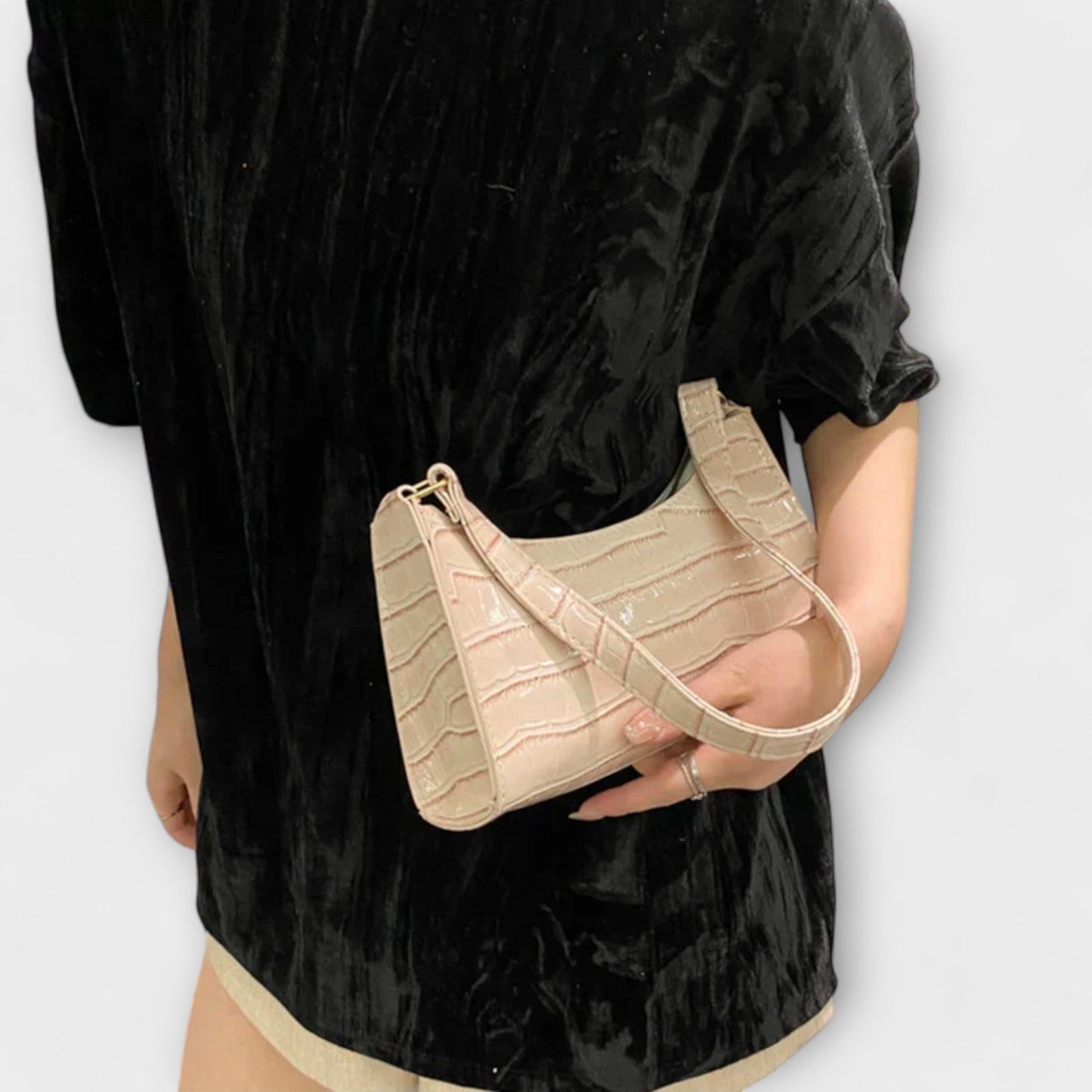 Solene™ | Glossy Leather Everyday Bag