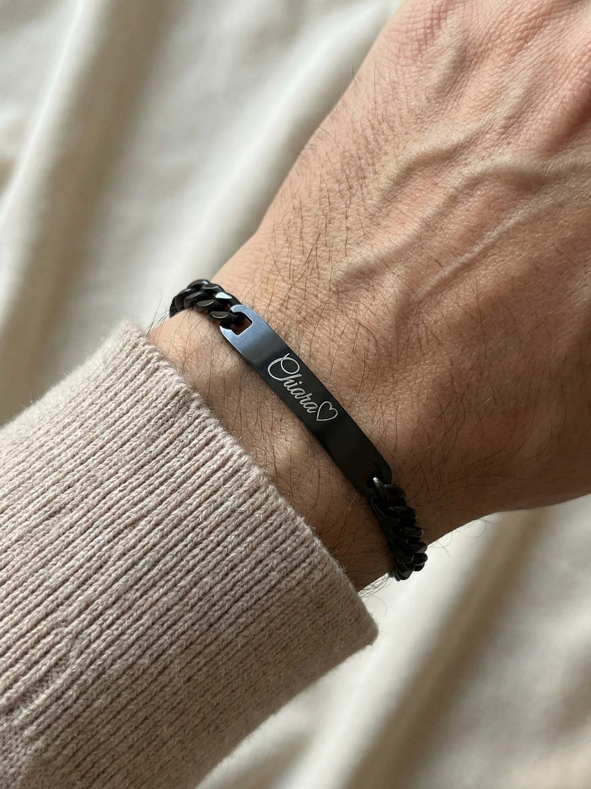 Chain – ID Partner Cuban Bracelet with Engraving