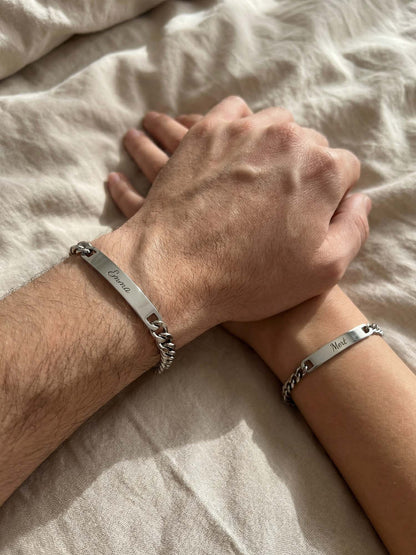 Chain – ID Partner Cuban Bracelet with Engraving