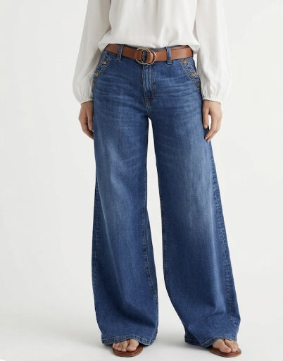 High Waist Barrel Jeans