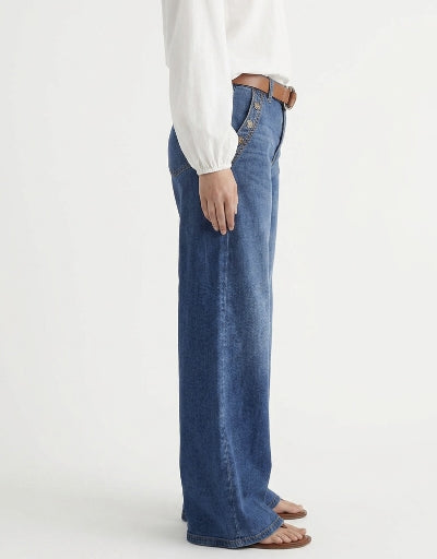 High Waist Barrel Jeans