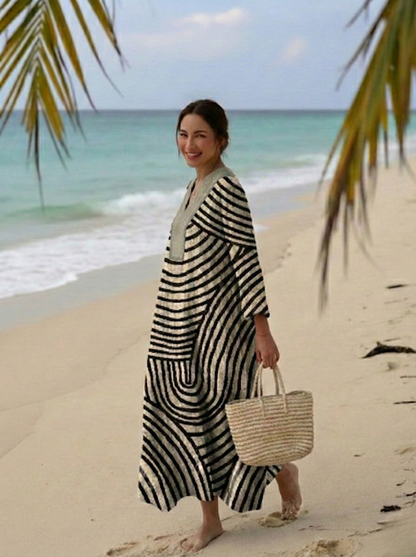Celeste | Mediterranean Print Dress