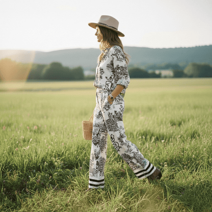 PrintedEase™ V-Neck