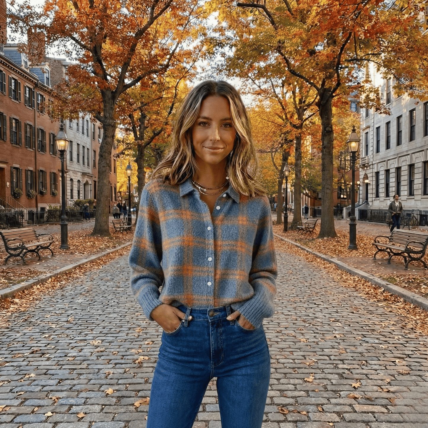 Vivienne™ | Retro Check Sweater