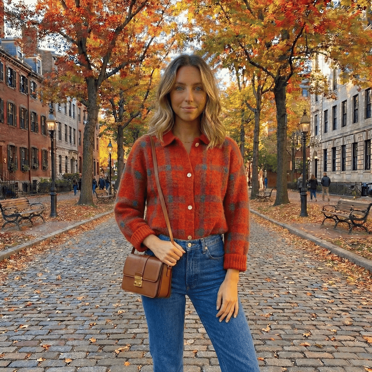 Vivienne™ | Retro Check Sweater