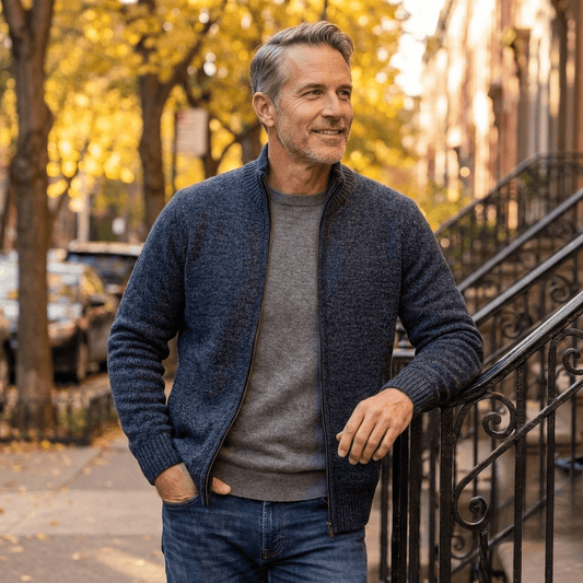 Martin™ | Zip-Through Knit Cardigan