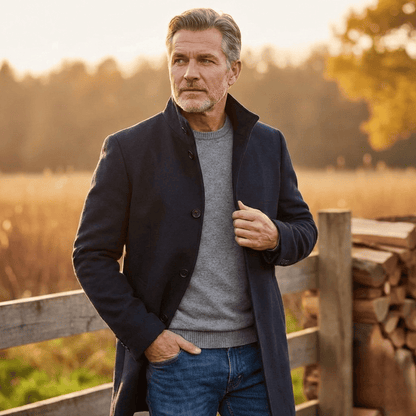 Marc™ | Long Wool-Blend Overcoat